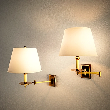 Modern Frustum Sconce: Gramercy Elegance 3D model image 1 