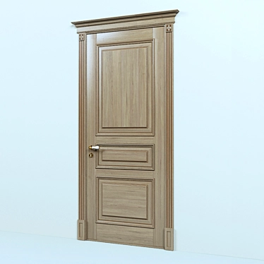 Classic Door | Elegant and Timeless 3D model image 1 