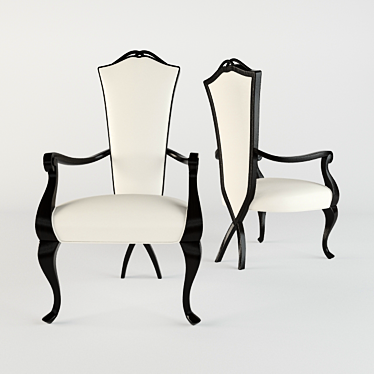 Elegant Florence Chair 3D model image 1 