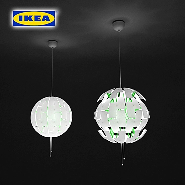 Modern Pendant Lamp for IKEA lovers 3D model image 1 