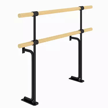 Two-Level Ballet Stand: Enhance Your Dance Skills 3D model image 1 