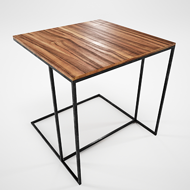 Minimalistic Minotti Leger Coffee Table 3D model image 1 