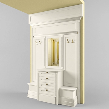 Custom-Made Classic Entrance 3D model image 1 