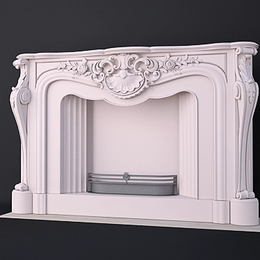 Classic Style Fireplace 3D model image 1 