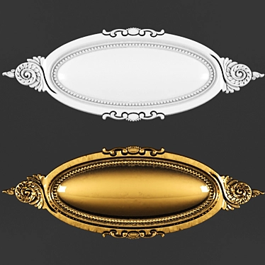 Title: Elegant Ceiling Moldings 3D model image 1 