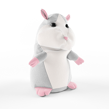 Talking Hamster Plush Toy 3D model image 1 