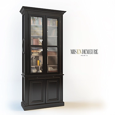 "Albertas" Bookcase - Timeless Elegance 3D model image 1 