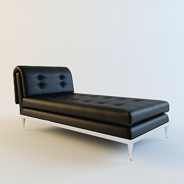 Cozy Lounger Sofa 3D model image 1 