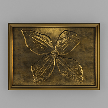 Bas-08: Elegant Baroque Bas-Relief 3D model image 1 