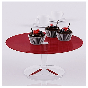Cute Cupcake Stand - Sweet and Stylish! 3D model image 1 