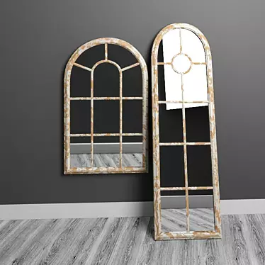 Reflective Glass Window 3D model image 1 