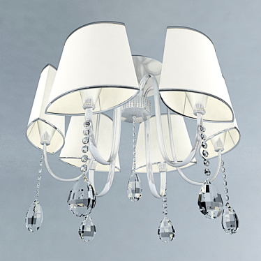 Elegant Breezelight Chandelier 3D model image 1 