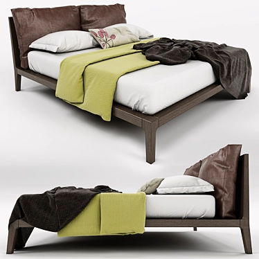 Luxurious Soft Bed 08 3D model image 1 