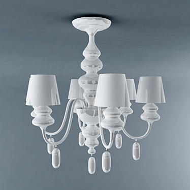 Elegant Breezelight Chandelier 3D model image 1 