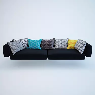 Cozy Cushions for Your Sofa 3D model image 1 