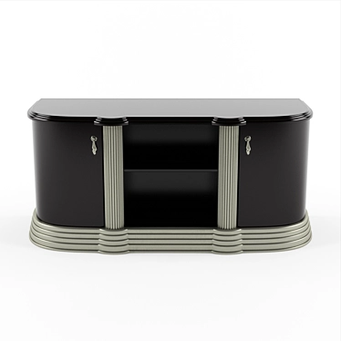 Cabinet Barocco Black Mini TV Cabinet