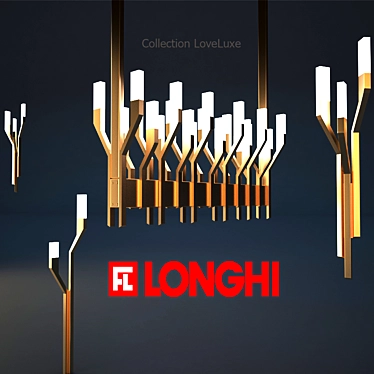 Loveluxe Chandelier: Elegant Lighting for Your Space 3D model image 1 