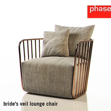 Ethereal Dream Veil Lounge Chair 3D model image 1 