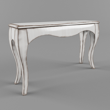 Sleek Modern Console Table 3D model image 1 