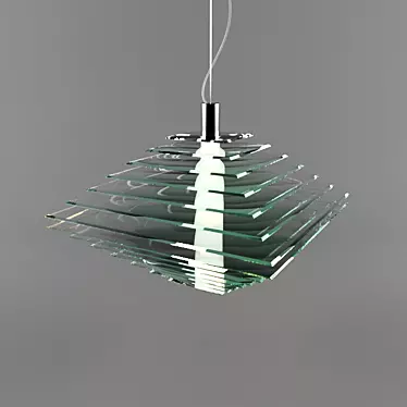 Elegant Luminary: Fabbian Pendant 3D model image 1 