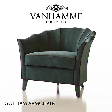 Vanhamme Gotham Armchair: 3dsmax 2010 & 2012+vray 3D model image 1 