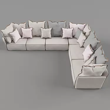 Timeless Elegance: Classic Sofa 3D model image 1 