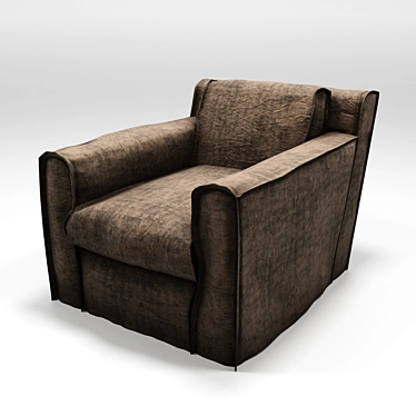 RIO BASSA Armchair: Modern and Stylish 3D model image 1 