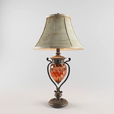 Classic Style Table Lamp 3D model image 1 