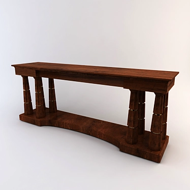 Elegant Column Sideboard: No. 8667G 3D model image 1 