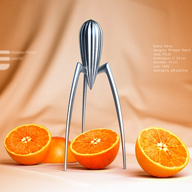 Title: Sleek Alessi Citrus Squeezer 3D model image 1 