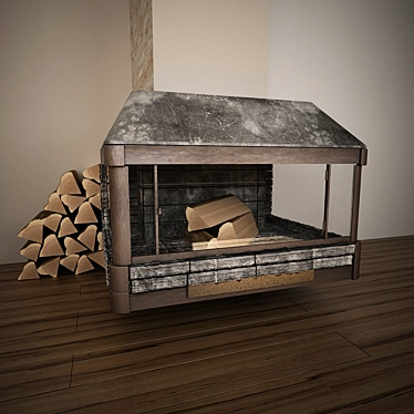 Concept Fire Pit 3D model image 1 