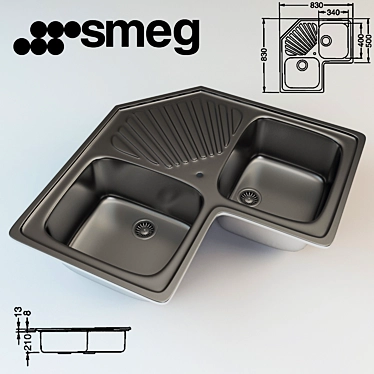 Kitchen sink Smeg SP2A