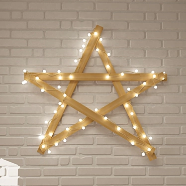 Decor star with garland