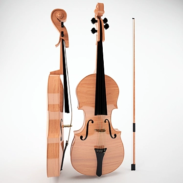 Melodic Masterpiece: Classic Violin 3D model image 1 