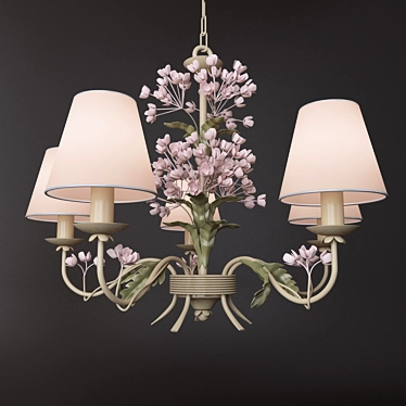 Serena Kids Chandelier 3D model image 1 