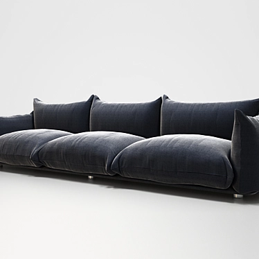 Marenco Sofa: Modern Elegance by Mario Marenco 3D model image 1 