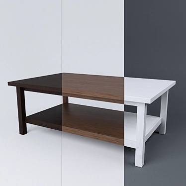 Modern IKEA HEMNES Coffee Table 3D model image 1 