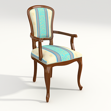 Sophisticated Selva E143 Chair 3D model image 1 