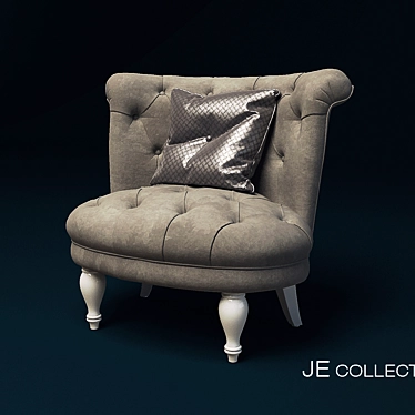 Luxury Armchair: 3DS Max 2014 + FBX 3D model image 1 