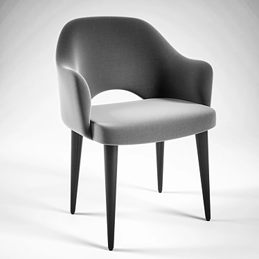 Modern Design Martin Deep Line Chair 3D model image 1 