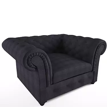 Branagh Luxury Armchair 3D model image 1 