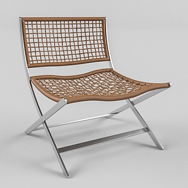Elegant Comfort: Armchair Peter 3D model image 1 