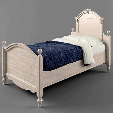 1900х1000 Bed 3D model image 1 