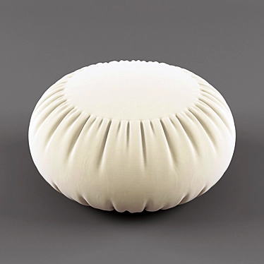 Round Puff Ottoman 3D model image 1 