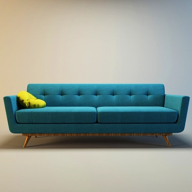Sleek and Stylish Nixon Sofa 3D model image 1 