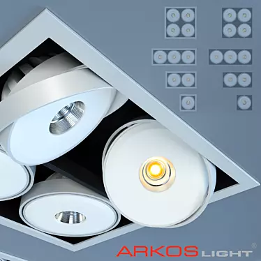 ArkosLight Pivot Spotlight 3D model image 1 