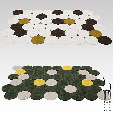 Title: Gan Circulos Rug: Exceptional Design 3D model image 1 