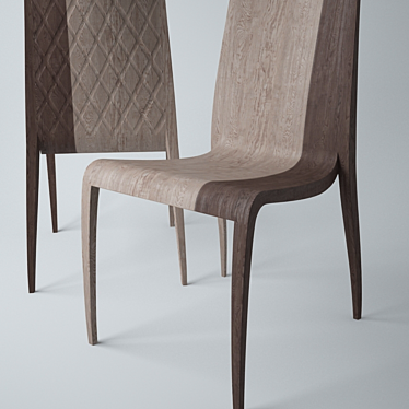 Elegant Ki Chair - Japanese Inspired Energy 3D model image 1 