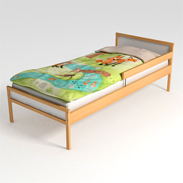 SNIGLAR Children's Bed - 70x160cm 3D model image 1 