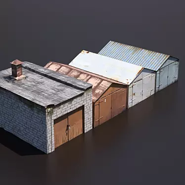 Standard Garage Models 3D model image 1 